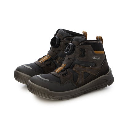 ヨーロッパコンフォートシューズ EU Comfort Shoes Superfit 雨合羽 BOA文字盤ブーツ （GRAU/GELB）