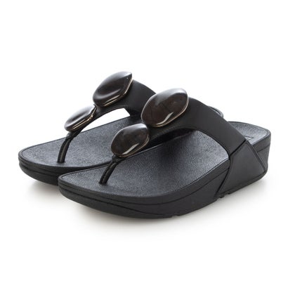 フィットフロップ fitflop LULU マーブルストーン トゥポスト サンダル （Black）