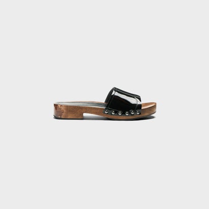 CHIARA LEATHER SANDALS （Black）