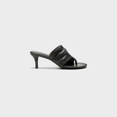MEIMEI LEATHER SANDALS （Black）