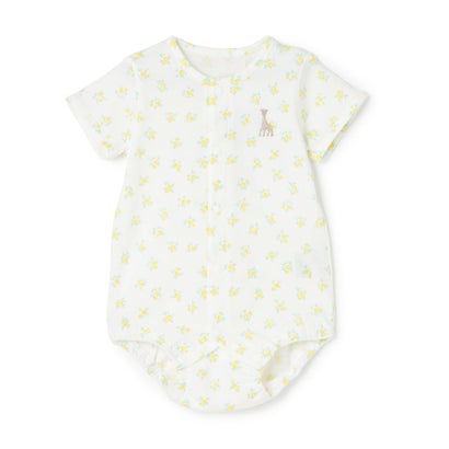キリンノソフィー Sophie la girafe 花柄ボディスーツ【返品不可商品】 （クリーム）