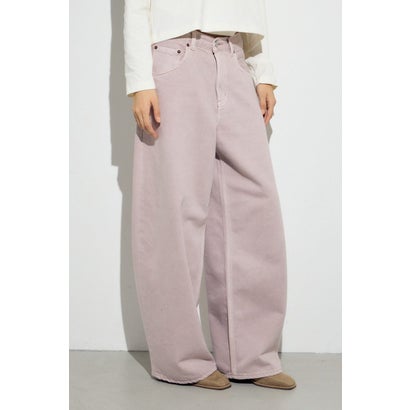AZUL DENIM カラーワイドデニム PNK