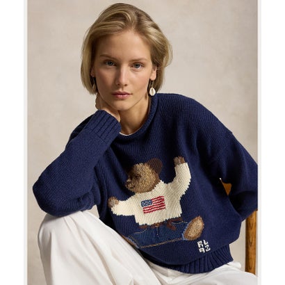 ポロ ラルフ 置き目レン POLO RALPH LAUREN Polo ベア ロールネック プルオーバー （410米国海軍）