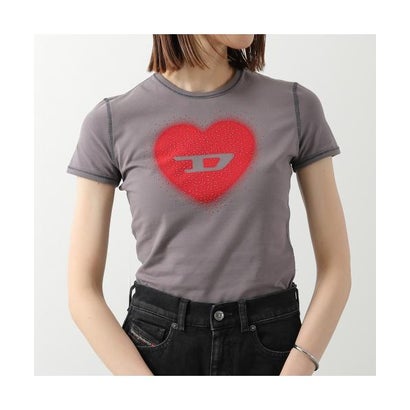 ディーゼル DIESEL DIESEL Tシャツ T-UNCUTIES LONG S5 A20980 0QHHA ハート （96I/グレー）