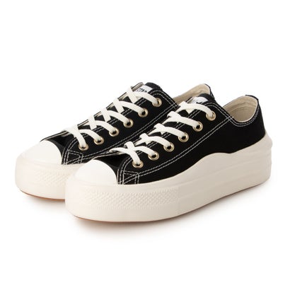 コンバース CONVERSE レディース スニーカー 厚底 ローカット ALL STAR LIGHT PLTS ? GE OX （ブラック）