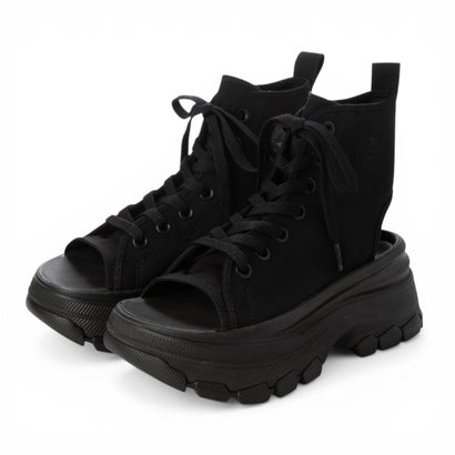 コンバース CONVERSE レディース サンダル 厚底 AS TREKWAVE CUTOUT SANDAL （ブラック）