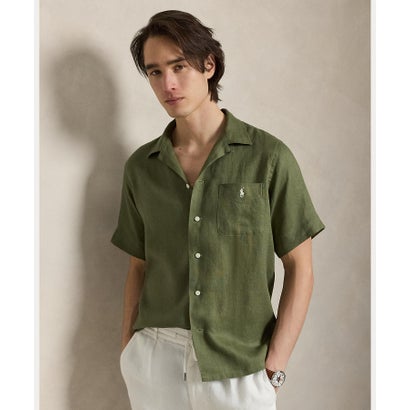 ポロ ラルフ ローレン POLO RALPH LAUREN クラシック フィット リネン キャンプ シャツ （300グリーン） 18,469円