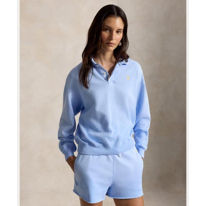 ポロ ラルフ 置き目レン POLO RALPH LAUREN ライトウェイト フリース ロング衣袂 ポロ （400青碧）