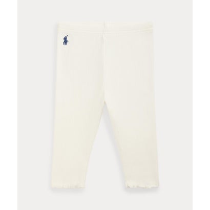 ポロ ラルフ ローレン POLO RALPH LAUREN (ベビー)リブ ストレッチ ジャージー レギンス （100ホワイト）