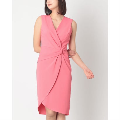 リナシメント RINASCIMENTO クロスデザインチューリップヘムワンピース （Rosa Camelia）