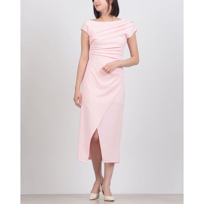 リナシメント RINASCIMENTO バトーネックドレープワンピース （Rosa Confetto）