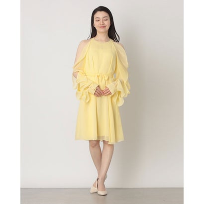 リナシメント RINASCIMENTO ラッフルフリルSLオープンショルダーワンピース （Giallo Chiaro）