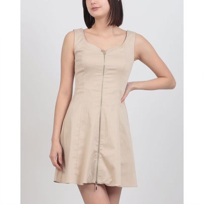 リナシメント RINASCIMENTO ZIPUPミリタリーミニワンピース （Tortora Beige）