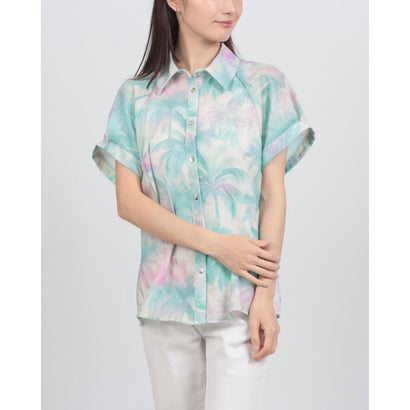 リナシメント RINASCIMENTO パームツリーシャツ （var.Verde Acqua）