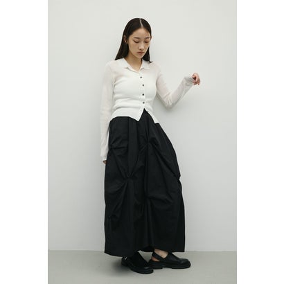 ツイストタッキングスカート BLK