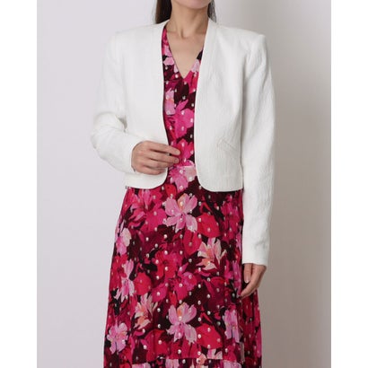 フェイズ エイト Phase Eight Olivia Textured Short Jacket （Ivory）｜LOCOMALL（ロコンド公式ストア）