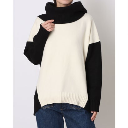 位相角 八つ Phase Eight Dara Chunky Knit （Black/Ivory）