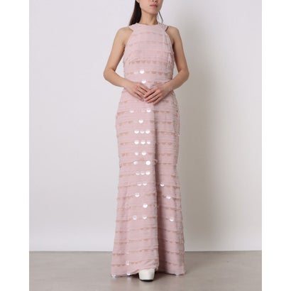 フェイズ エイト Phase Eight Amitis Sequin Layered Maxi Dress （Antique Rose）