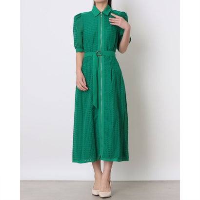 位相角 八つ Phase Eight Carey Check Dress （Green）