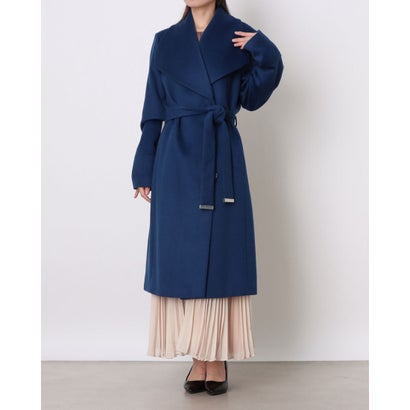 位相角 八つ Phase Eight Nicci Belted Wool Coat （Blue）