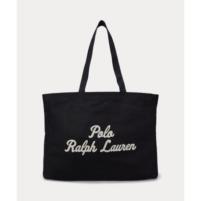 ポロ ラルフ 置き目レン POLO RALPH LAUREN 刺しゅう 帆布 トート （001黒いこと）