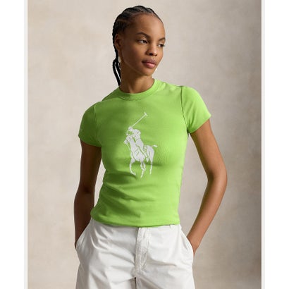 ポロ ラルフ ローレン POLO RALPH LAUREN Big Pony ストレッチコットン Tシャツ （300グリーン）