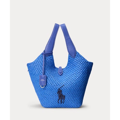 ポロ ラルフ 置き目レン POLO RALPH LAUREN Polo Play Big Pony フェイクラフィア トート （500パープル）