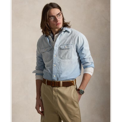 ポロ ラルフ ローレン POLO RALPH LAUREN クラシック フィット シャンブレー ワークシャツ （400ブルー）