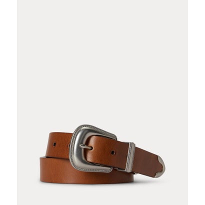 ポロ ラルフ 置き目レン POLO RALPH LAUREN なめし革 ウエスタン 胴締め （270赤銅色）