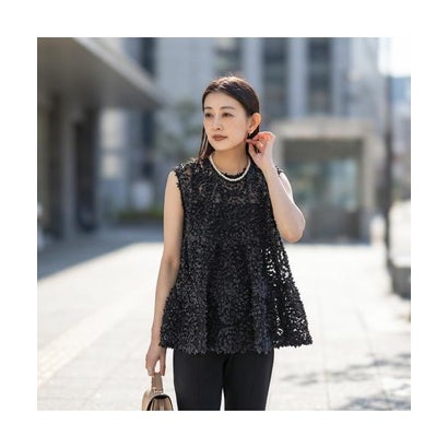 トラッゾドンナ TORRAZZO DONNA TORRAZZO DONNA ブラウス 6265-571 2way ノースリーブ （19/BLACK/ブラック）