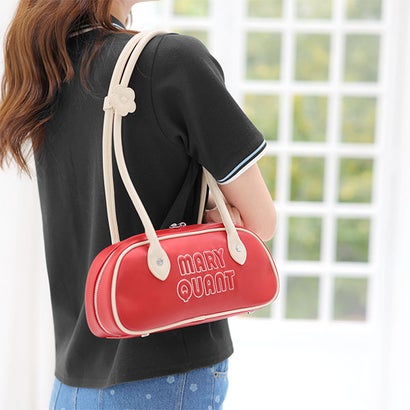 マリークワント MARY QUANT デイジーパッチムーヴ ミニトート （レッド）