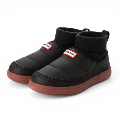 ハンター HUNTER HUNTER IN/OUT PUFFER KNIT BOOT （BL）