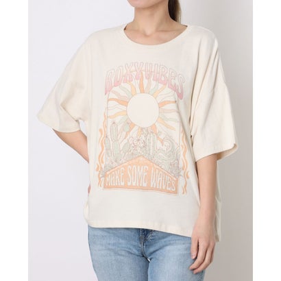 ロキシー ROXY レディース アウトドアカジュアル 半袖Tシャツ ROXY VIBES RST261087 （NAT）