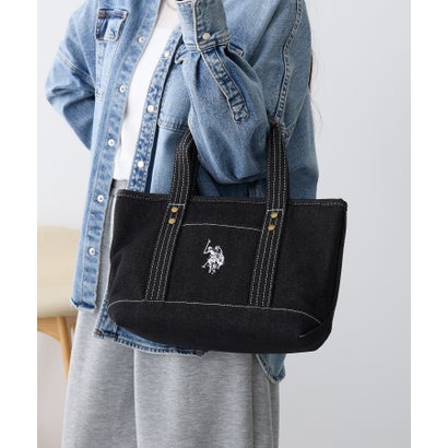 ユーエスポロアッスン U.S. POLO ASSN. キャンバストートS トートバッグ USPA1863 （黒いこと系1）