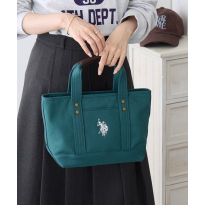 ユーエスポロアッスン U.S. POLO ASSN. キャンバストートS トートバッグ USPA1865 （緑であること系1）
