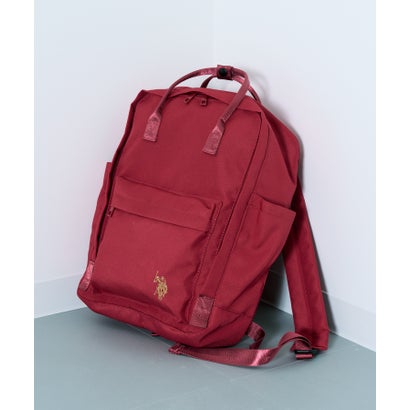 ユーエスポロアッスン U.S. POLO ASSN. スクエアバックパック USPA-2740 （赤いこと） バッグ-その他
