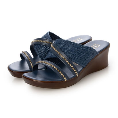 イタリアンシューメーカーズ ITALIAN SHOEMAKERS ボールチェーンストラップミュールサンダル （米国海軍）