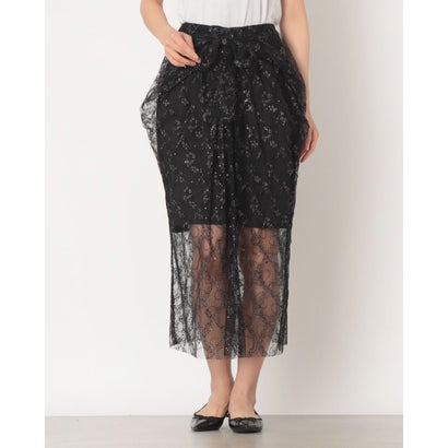 ドゥ アルシーヴ DOUX ARCHIVES 【YOLO】Lace Skirt （BLK）