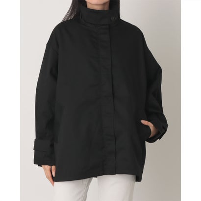フェピュール feepur ミドル丈スタンドコート （BLK）