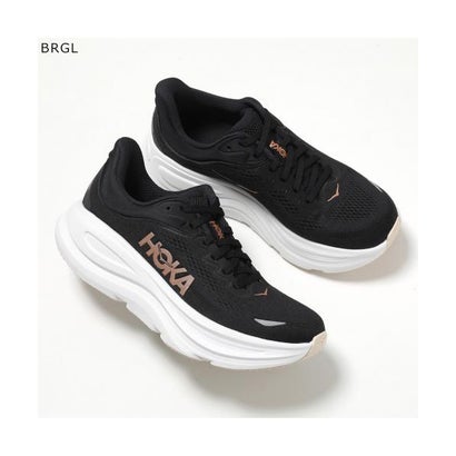 ホカ HOKA HOKA スニーカー BONDI 9 1162012 （BRGL/ブラック&times;ホワイト）｜LOCOMALL（ロコンド公式ストア）