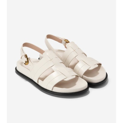 コール ハーン COLE HAAN マーリー フィッシャーマン フットベッド サンダル womens （アイボリー レザー）