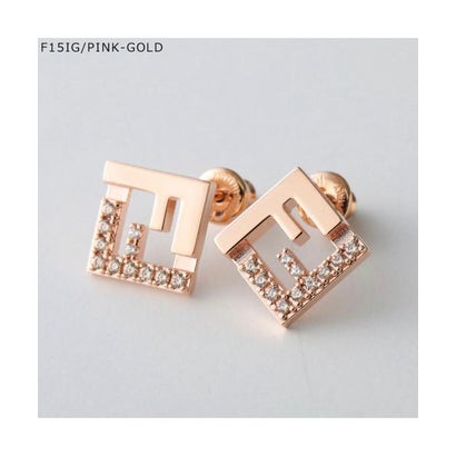 フェンディ FENDI FENDI スタッドピアス FOREVER フォーエバー 8AL294 ATEP （F15IG/PINK-GOLD）