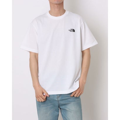 ザ・ノース・フェイス THE NORTH FACE メンズ アウトドアカジュアル 半袖Tシャツ S/S Bandana Square Logo Tee_ショートスリーブバンダナスクエアロゴティー NT32446 （ホワイト3）