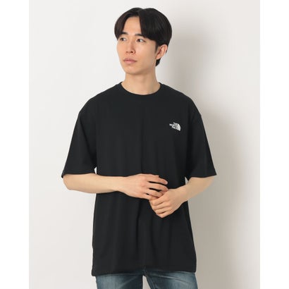 ザ・ノース・フェイス THE NORTH FACE メンズ アウトドアカジュアル 半袖Tシャツ S/S Bandana Square Logo Tee_ショートスリーブバンダナスクエアロゴティー NT32446 （ブラック3）