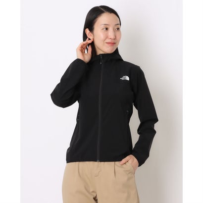 ザ・ノース・フェイス THE NORTH FACE レディース トレッキング ソフトシェルジャケット Mountain Softshell Hoodie_マウンテンソフトシェルフーディー NPW22603 （ブラック）｜LOCOMALL（ロコンド公式ストア）