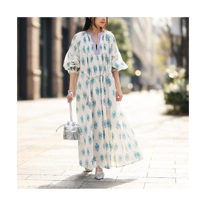 ヌキテパ ne Quittez pas ne Quittez pas ワンピース 010461WA1 ドレス 花柄 （WHITE/ホワイト）