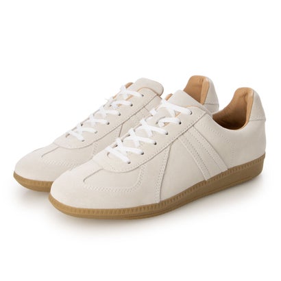 ジャーマントレーナー GERMAN TRAINER ジャーマントレーナー GERMAN TRAINER GERMAN TRAINER レースアップスウェードレザースニーカー （BEIGE） （BEIGE） スニーカー-レディース靴-靴