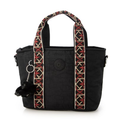 サイバー空間押さえる ラドヤード・キプリング Kipling MINTA ショルダーバッグ （Noir W Red Beig）