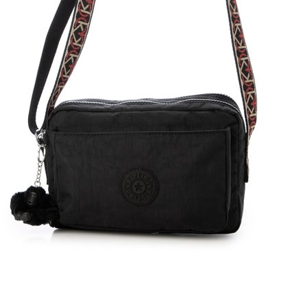 サイバー空間押さえる ラドヤード・キプリング Kipling ABANU M クロスボディバッグ （Noir W Red Beig）