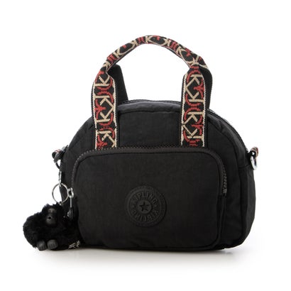 サイバー空間制限事項 ラドヤード・キプリング Kipling DEFEA MINI ショルダーバッグ （Noir W Red Beig）